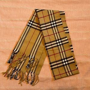 authentic Burberry scarf